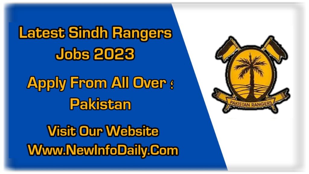 sindh rangers jobs 2023